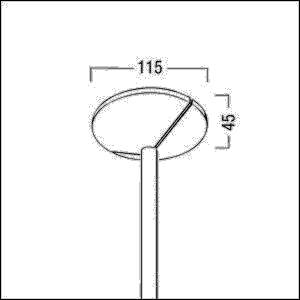 Zumtobel Group Pendelrohrabhängung sw S2 611560