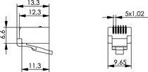 Telegärtner RJ12-Stecker 100023026