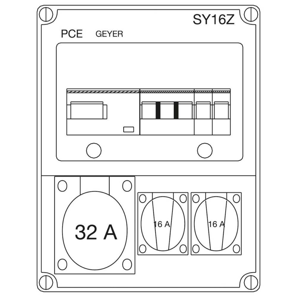 ABN Steckdosenkombi SY16Z