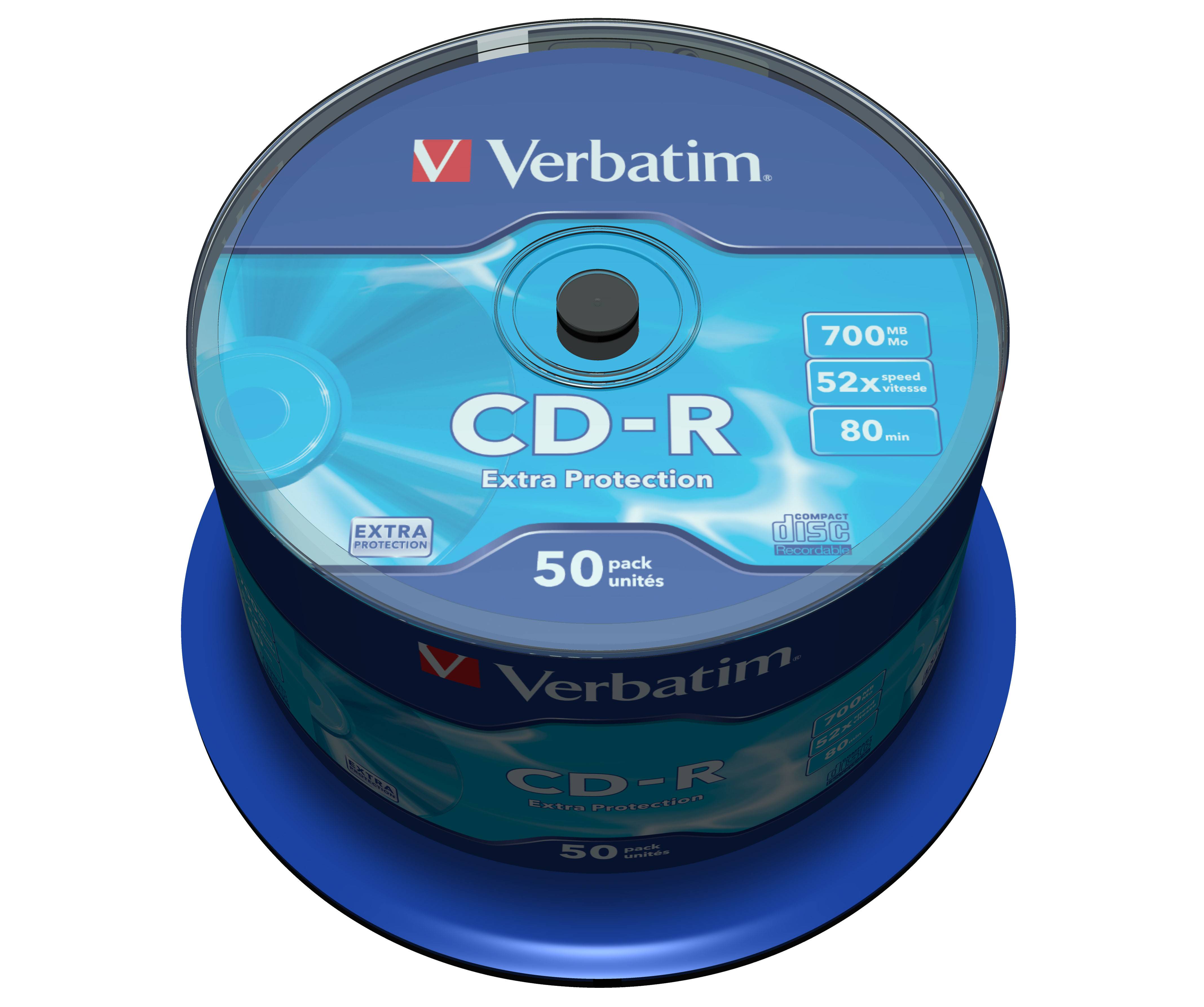 Verbatim - 50 x CD-R - 700 MB (80 Min) 52x