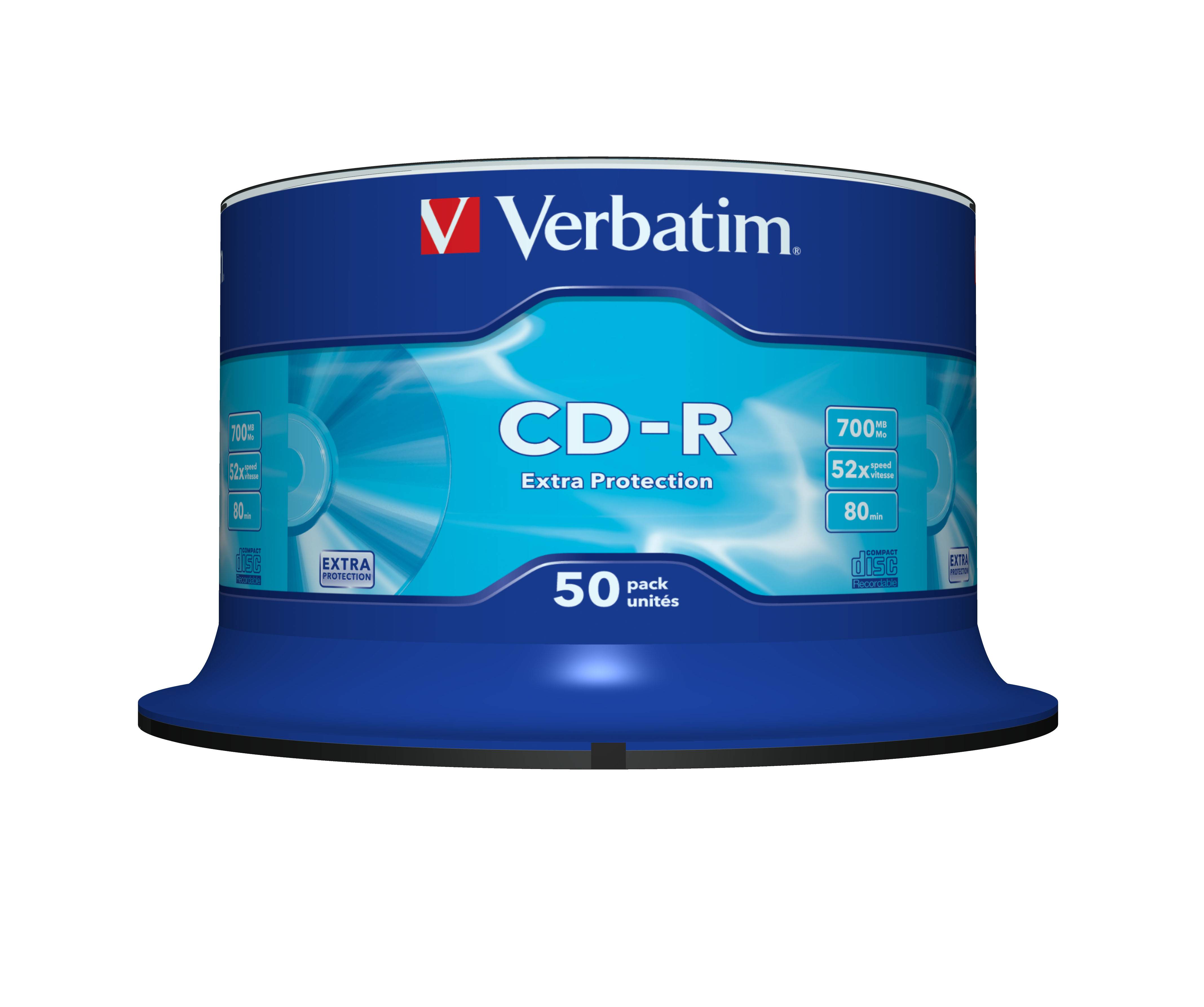 Verbatim - 50 x CD-R - 700 MB (80 Min) 52x