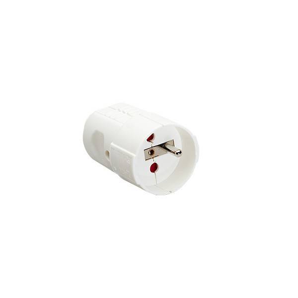 Bachmann 912.273 Schutzkontaktkupplung Kunststoff 250V Weiß IP20
