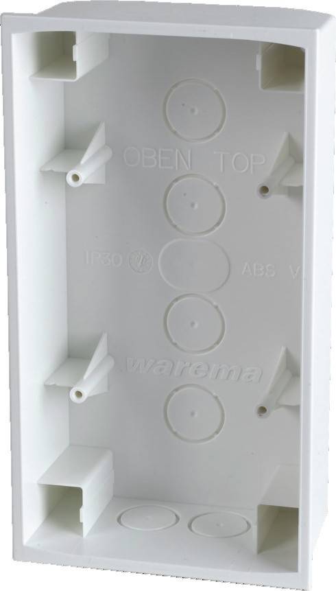 Warema Sonnen Aufputzgehäuse weiß 1002838
