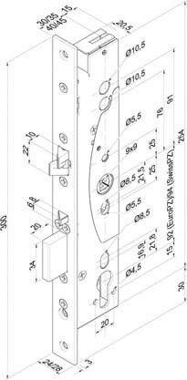 Assa Abloy effeff Sicherheitsschloss 709 709X402PZ---G41