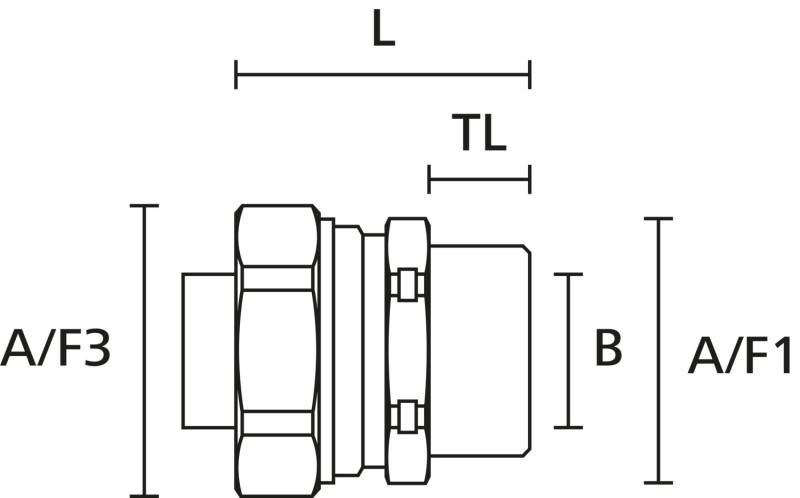 HellermannTyton Verschraubung PCS10-FMC-M12