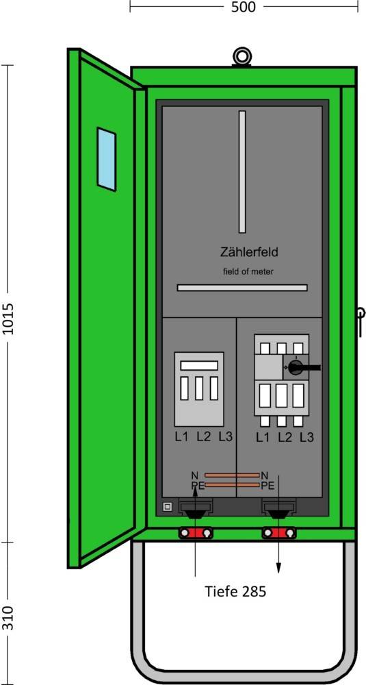 Elektra Tailfingen Anschlußschrank A 80-1Z