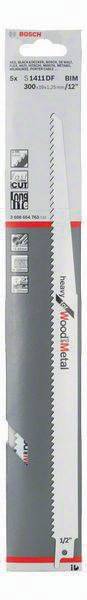 Säbelsägeblatt S 1411 DF L.300mm B.19mm TPI 6 4,3mm 5 St./Karte