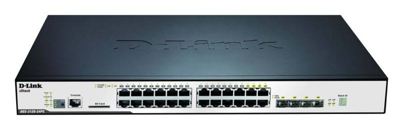 DLink Deutschland 24-Port Gigabit Switch SI DGS-3120-24PC/SI