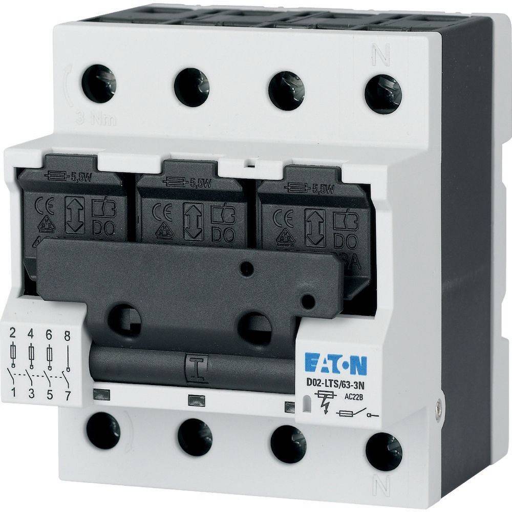 Eaton Sicher.lasttrennschalter D02-LTS/63-3N
