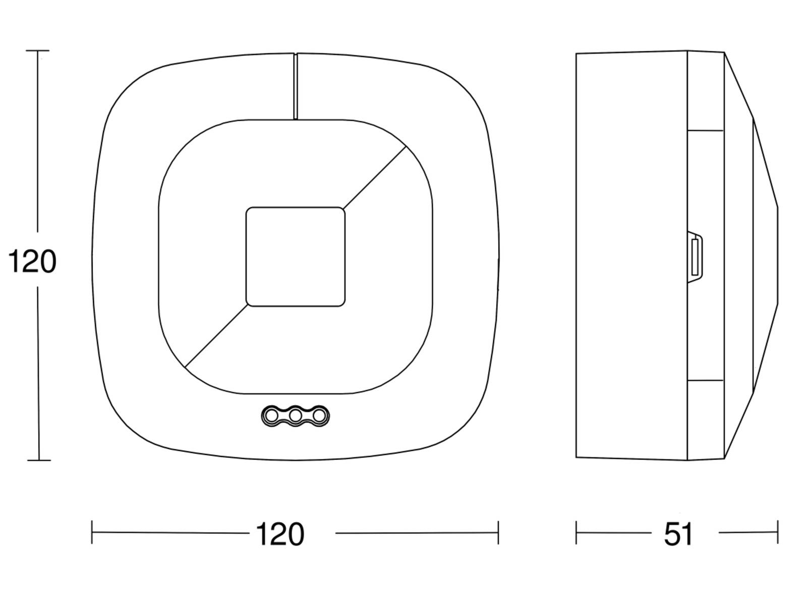 Steinel Präsenzmelder HF 360 AP WS COM1