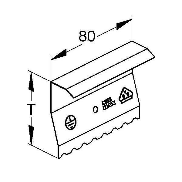 Niedax Stoßstellenverbinder GSTEO 213A78T80