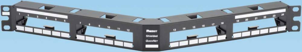 Panduit Verteilerfeld 24-Port QASP24BL
