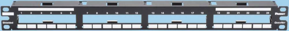 Panduit Verteilerfeld 24-Port QSP24BL