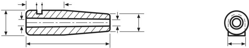 HellermannTyton Schnurschutztülle H 126-HV-GY