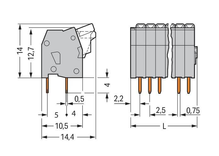 WAGO GmbH & Co. KG Klemmenleiste 234-224