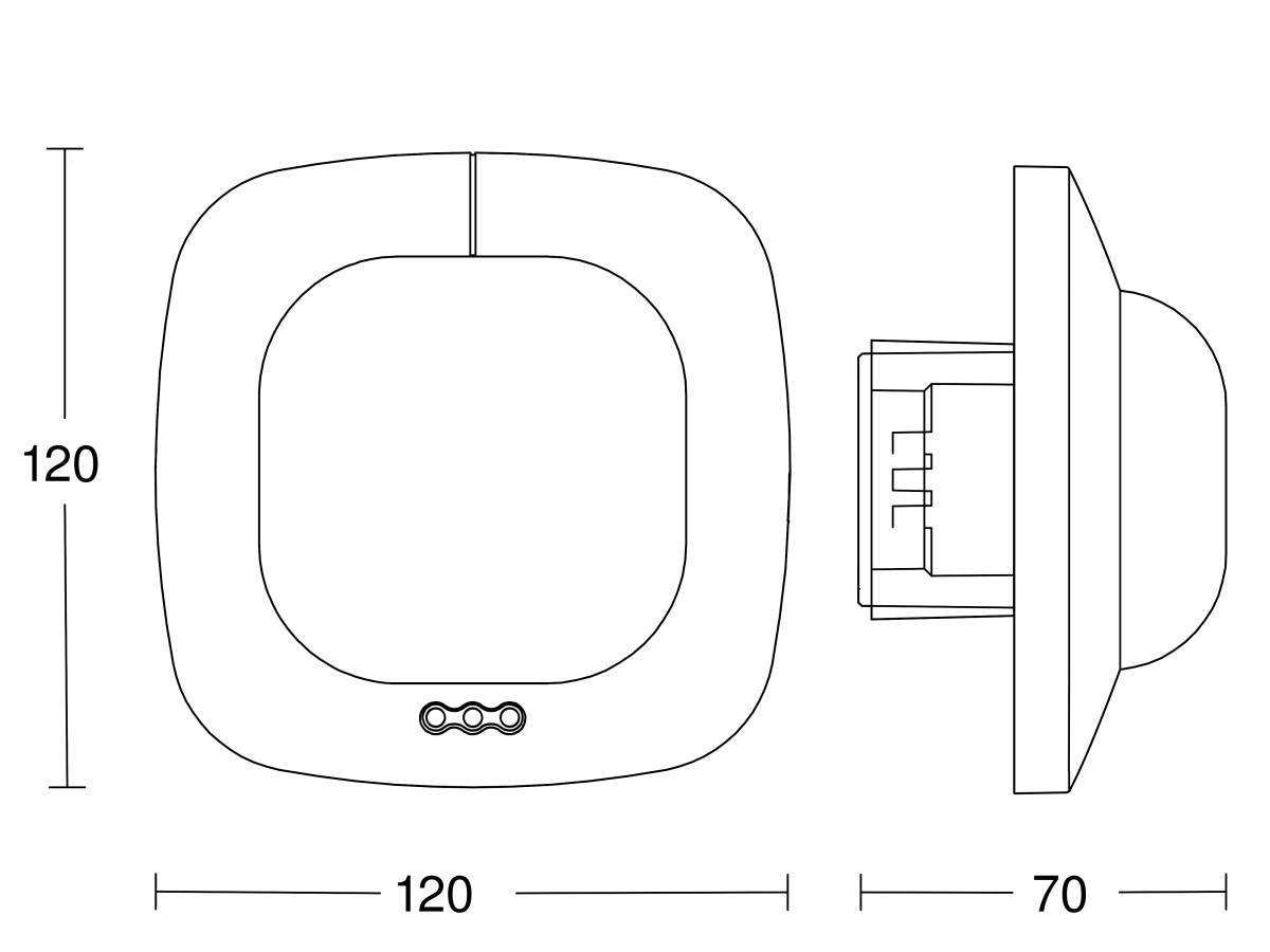 Steinel Präsenzmelder IR Quattro HD 068608