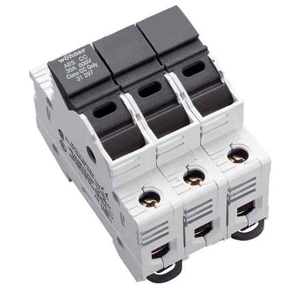 Wöhner Sicherungssockel, 3-polig 31300