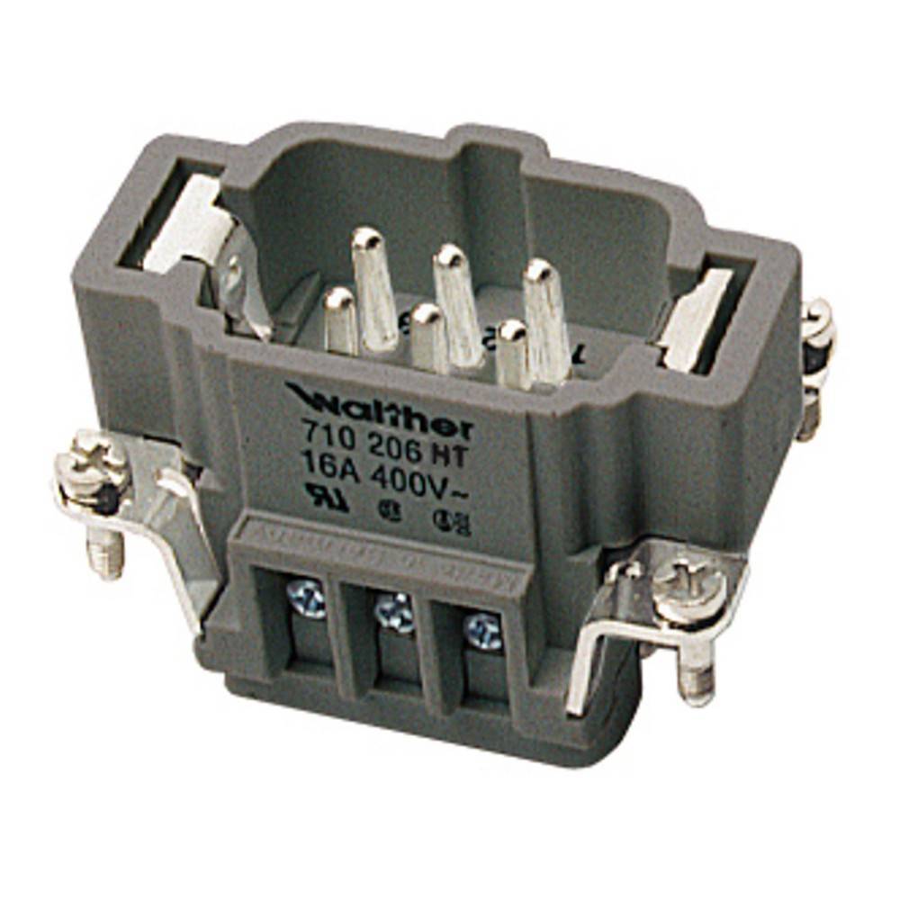 Elektrischer Steckverbinder mit mehreren Pins für 16A, 400V, Modell 710 206 HT.