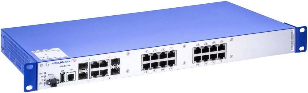 Hirschmann INET Gigabit Ethernet Switch MACH104-16TX-PoEP