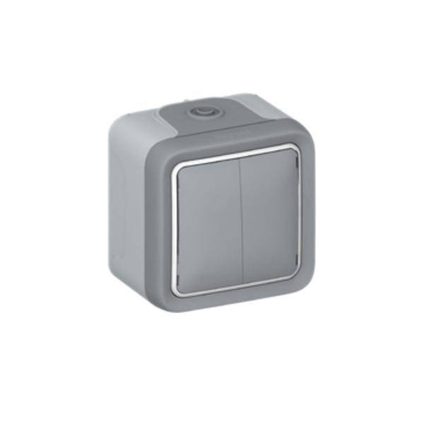 10 Stk. Legrand Doppelwechselschalter 69715