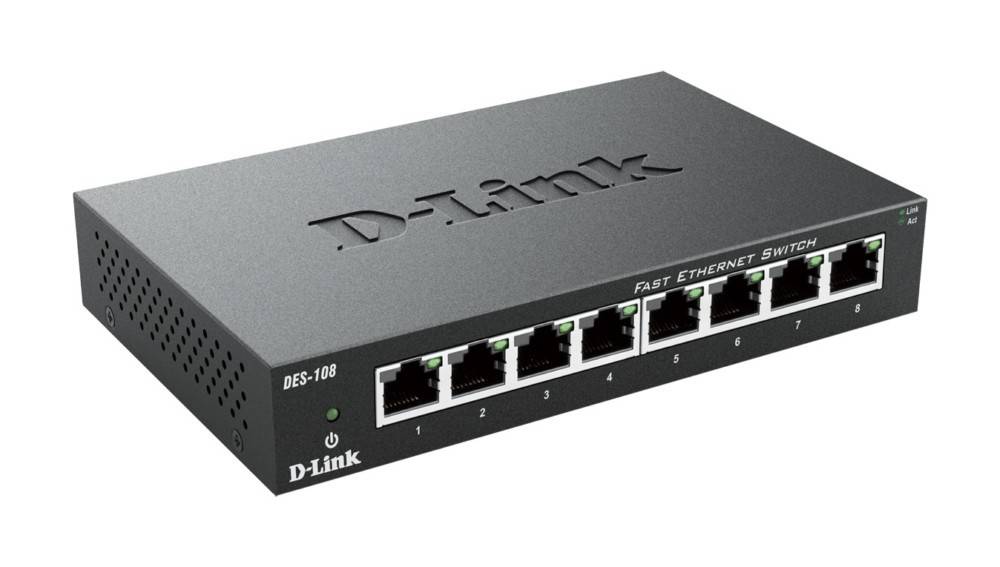 DLink Deutschland 8-Port Switch DES-108/E