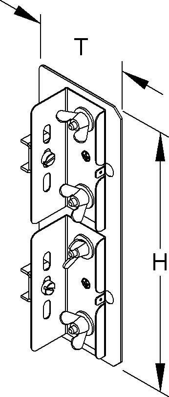 Niedax Alu-Endabschluß-Deckel DAED 220 N