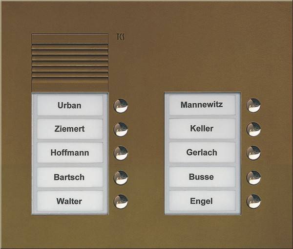 TCS Tür Control Audio Außenstation PUK 10 PUK10/2-EB