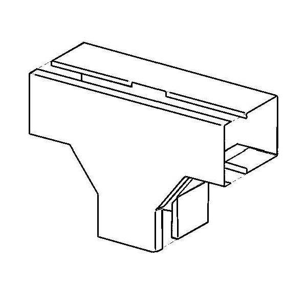 Niedax T-Stück, 90 Grad LUTC 40.060 W