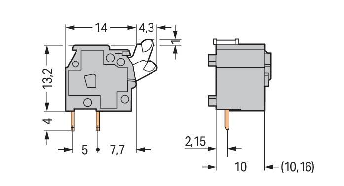 WAGO GmbH & Co. KG Anreihbare Leiterplattenk. 255-767