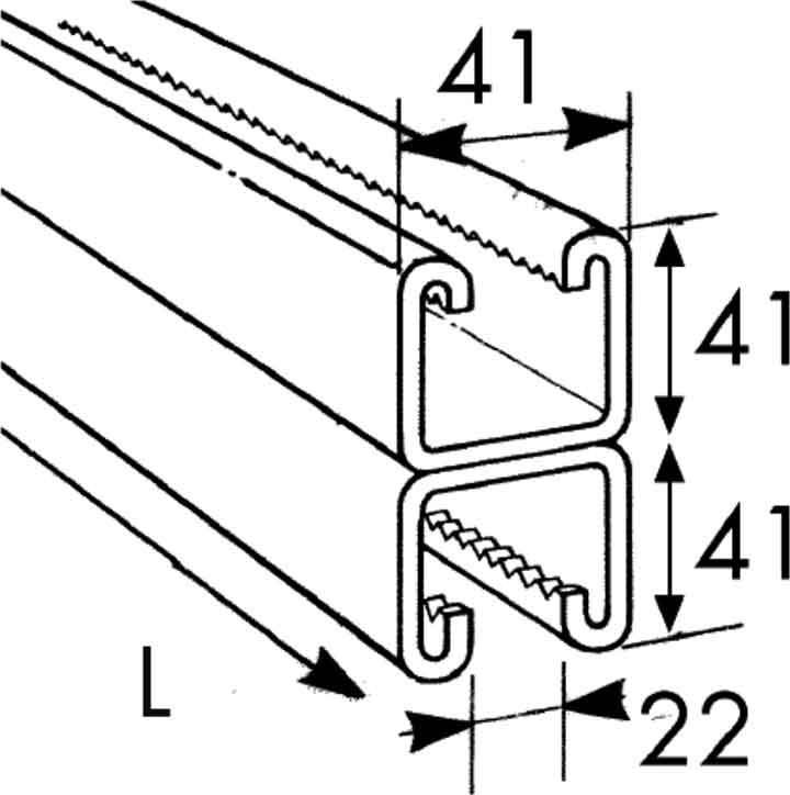 Erico Erico Caddy 6000 C-Profil AA25H0400HD