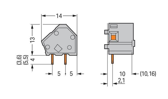 WAGO GmbH & Co. KG Anreihbare Leiterplattenk. 236-762/332-000