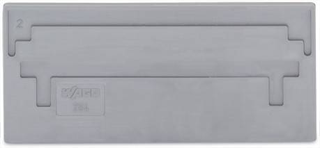 WAGO GmbH &amp; Co. KG 2-Leiter-FV-Trennwand grau 284-326