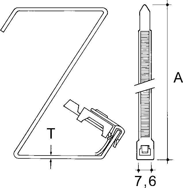 Niedax Kabelbefestigung AH153-CT2R
