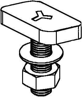 Niedax Hammerkopfschraube HM 410/90