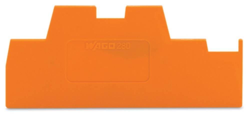 Orangefarbene Karte mit der Bezeichnung 'WAGO 280' vor einem weißen Hintergrund.