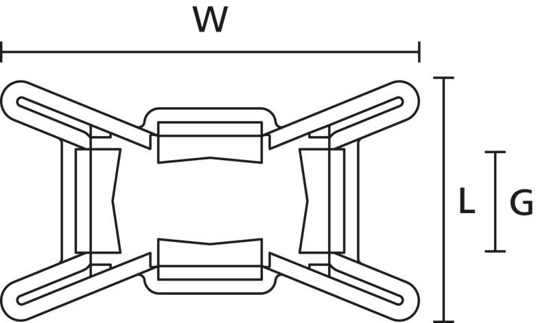 HellermannTyton ELTY Kopf ELTYK-POM-BK-Q1
