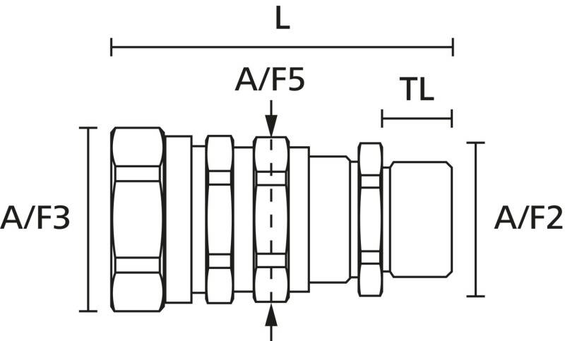 HellermannTyton Metall-Verschraubung LTS16-SCG-M16