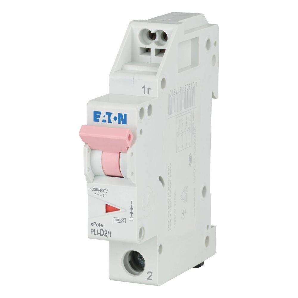 Eaton Leitungsschutzschalter PLI-D2/1