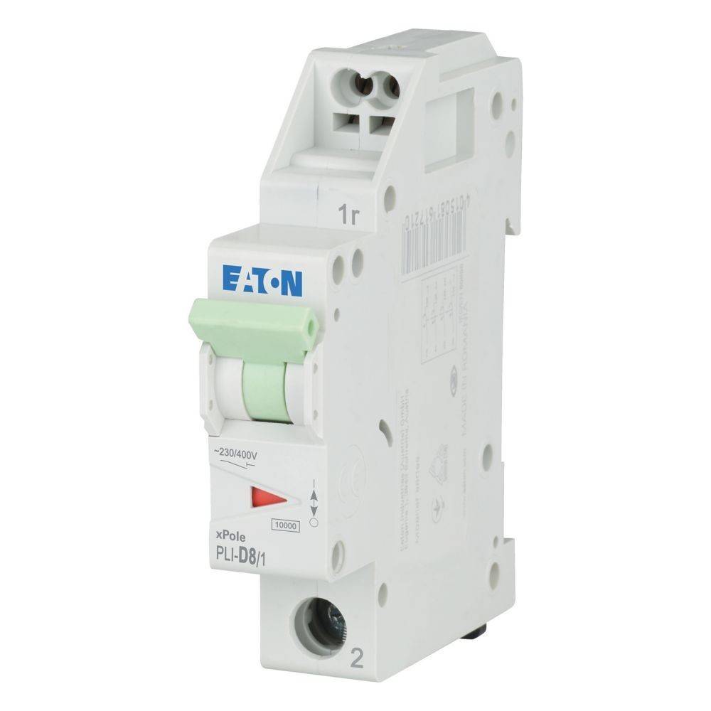 Eaton Leitungsschutzschalter PLI-D8/1