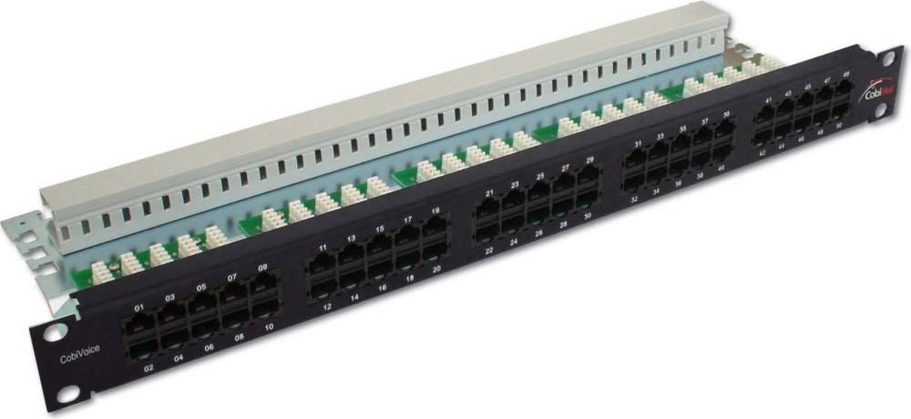 CobiNet Telefonieverteilerfeld 1HE 115165