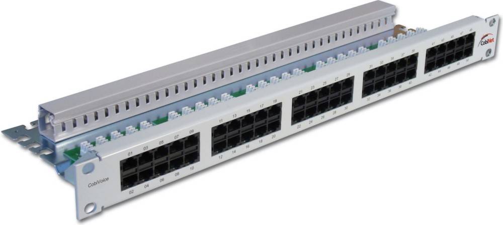 CobiNet Telefonieverteilerfeld 1HE 114990