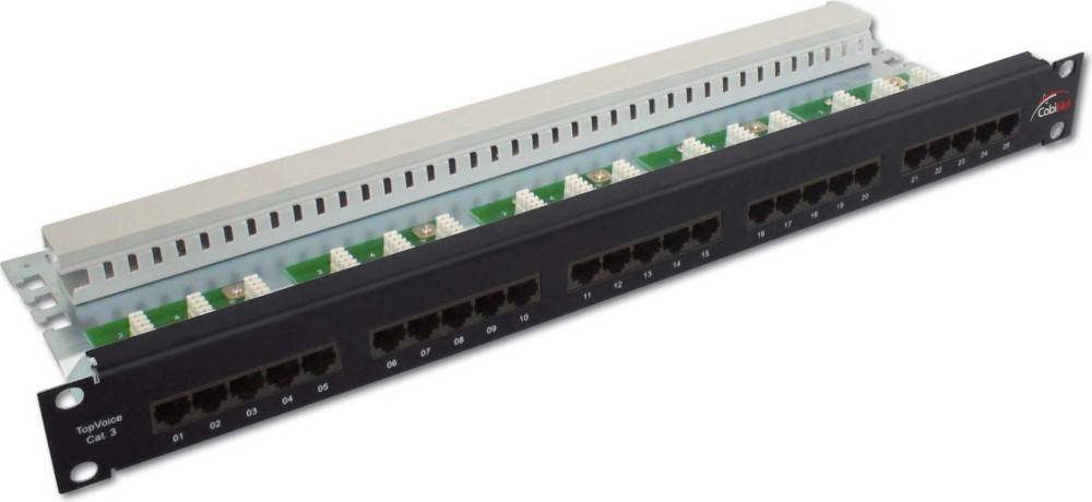 CobiNet Telefonieverteilerfeld 1HE 115164