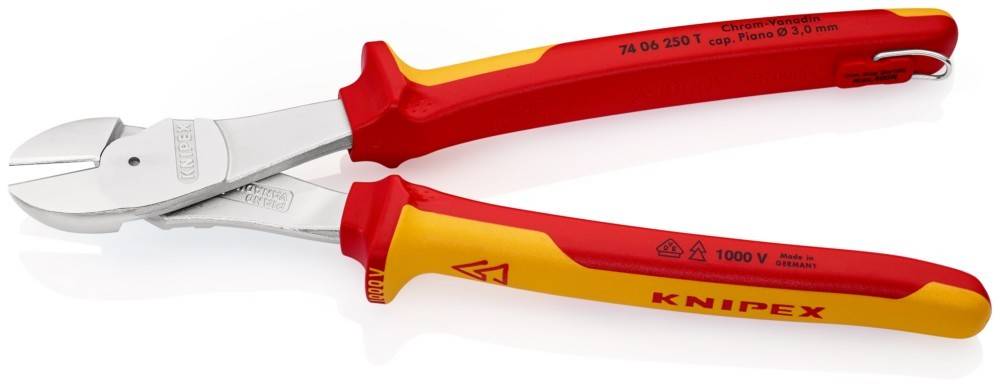 Knipex-Werk Kraft-Seitenschneider 74 06 250 T BK