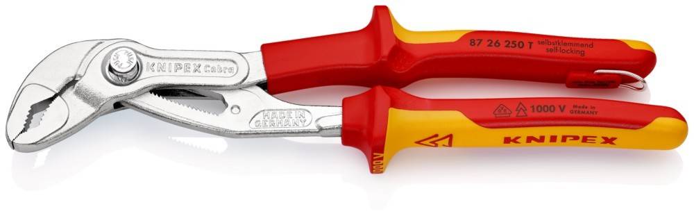 Knipex-Werk Hightech-Wasserpumpenzange 87 26 250 T BK