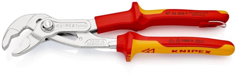 Knipex-Werk Hightech-Wasserpumpenzange 87 26 250 T BK