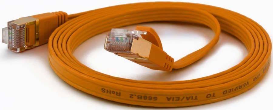 Wantec FTP-Patchkabel Cat.6A or 7032 or 0,5m
