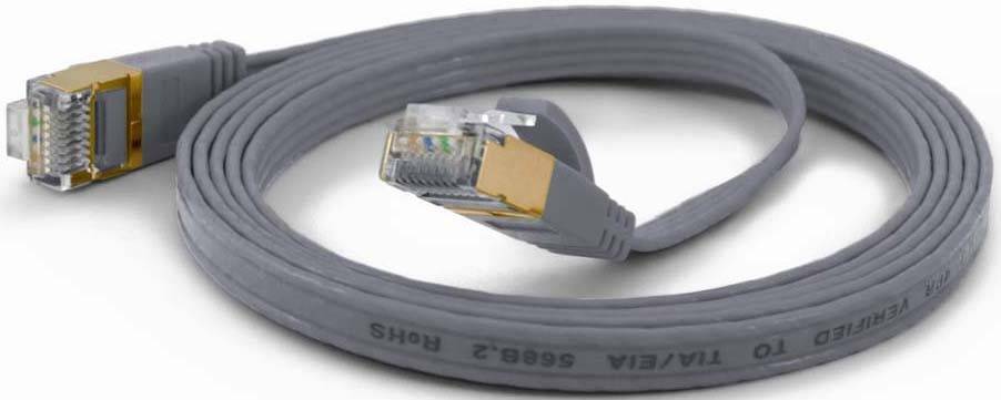 Wantec FTP-Patchkabel Cat.6A gr 7071 gr 0,1m