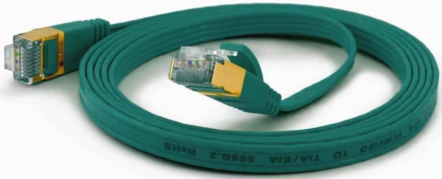 Wantec FTP-Patchkabel Cat.6A gn 7112 gn 25,0m