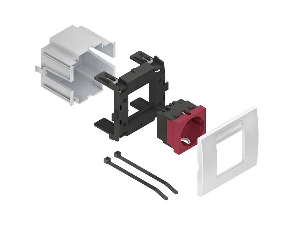 Niedax Geräteeinbausystem GES 1 R EDV