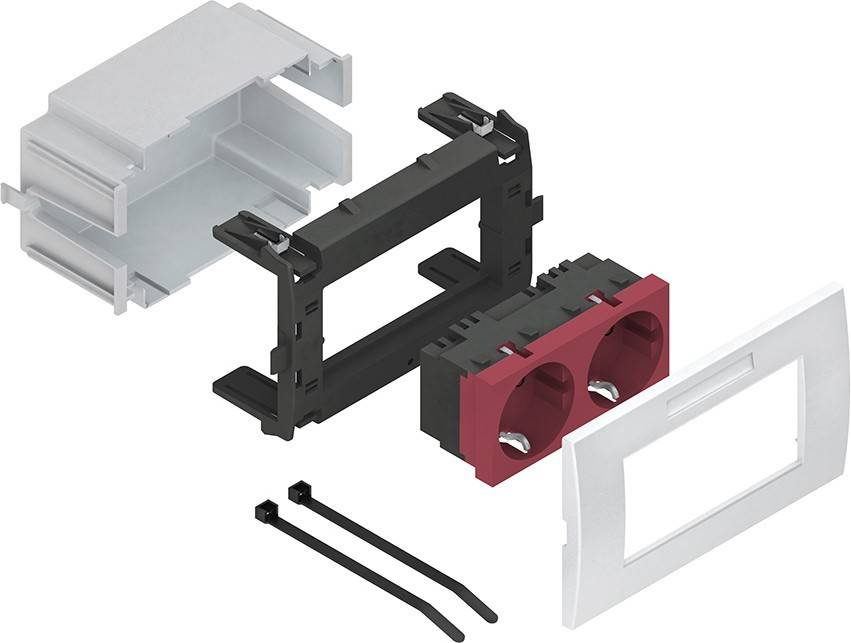 Niedax Geräteeinbausystem GES 2 VW EDV